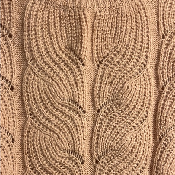 Cable Knit Sweater in Soft Pink - Picture 3 of 3